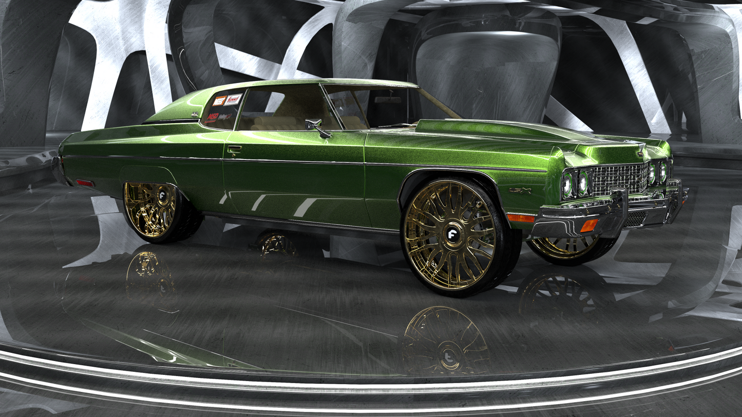 1973 Chevrolet Caprice Classic Coupe - LSX - Magnuson - Restomod - Forgiato Diosso