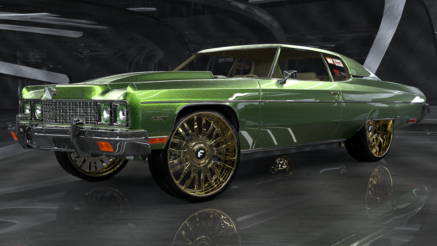 1973 Chevrolet Caprice Classic Coupe - LSX - Magnuson - Restomod - Forgiato Diosso
