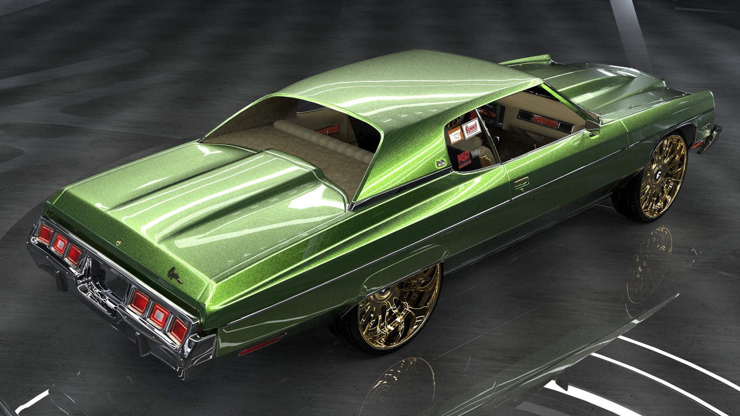 1973 Chevrolet Caprice Classic Coupe - LSX - Magnuson - Restomod - Forgiato Diosso