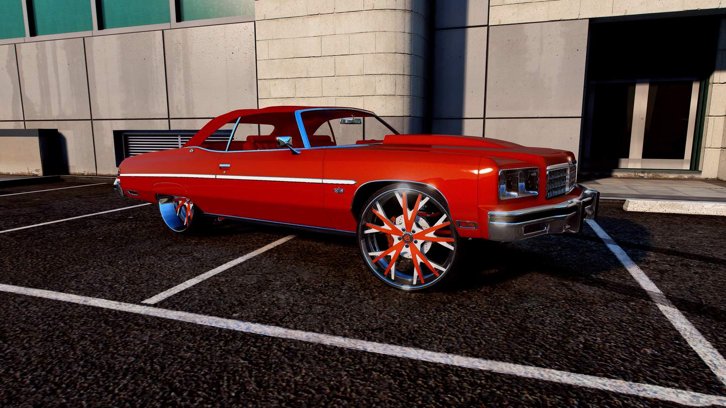 1975 Chevrolet Caprice Convertible V1 "Sexy Red"- LSA - SD Forged Victory