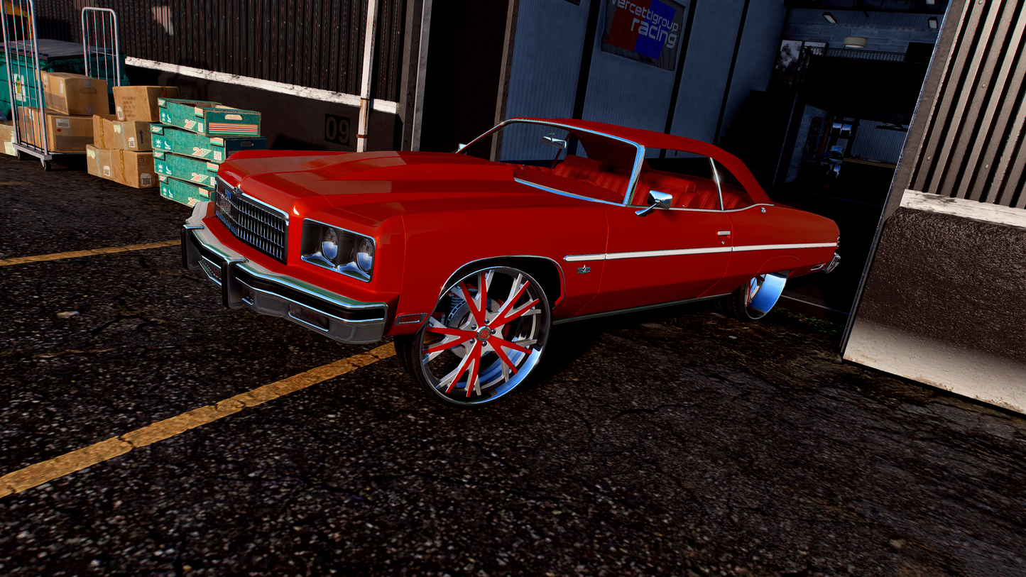 1975 Chevrolet Caprice Convertible V1 "Sexy Red"- LSA - SD Forged Victory