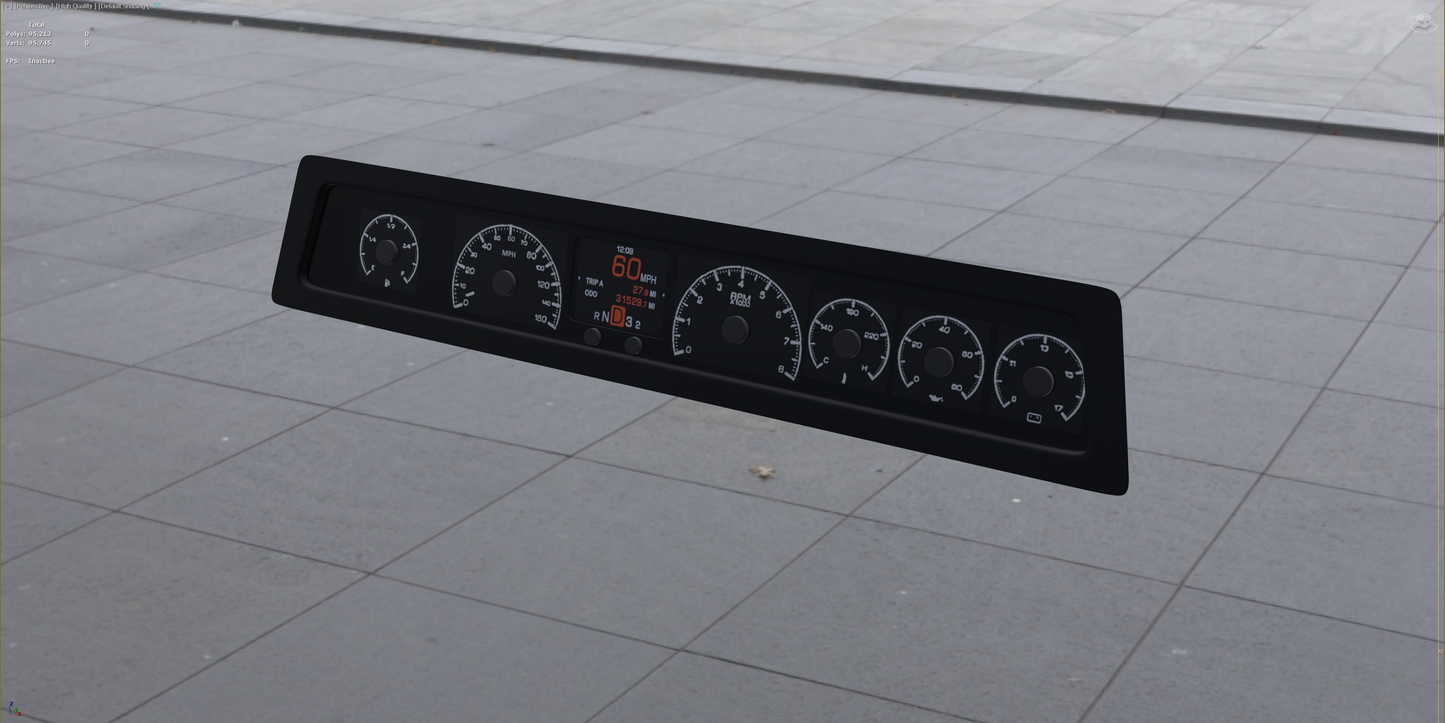 Dakota Digital HDX Gauges (71-76 Caprice/Impala)