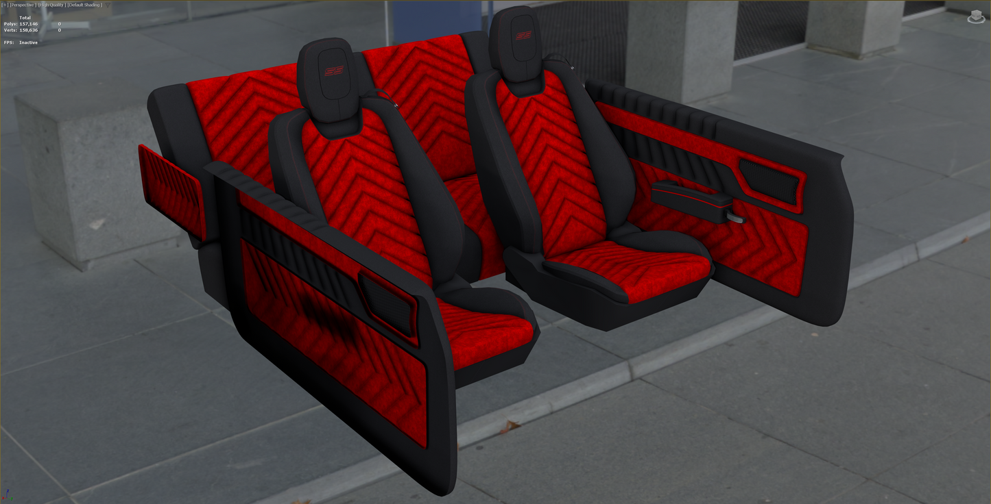 Restomod Interior 001 - 88' Monte Carlo SS