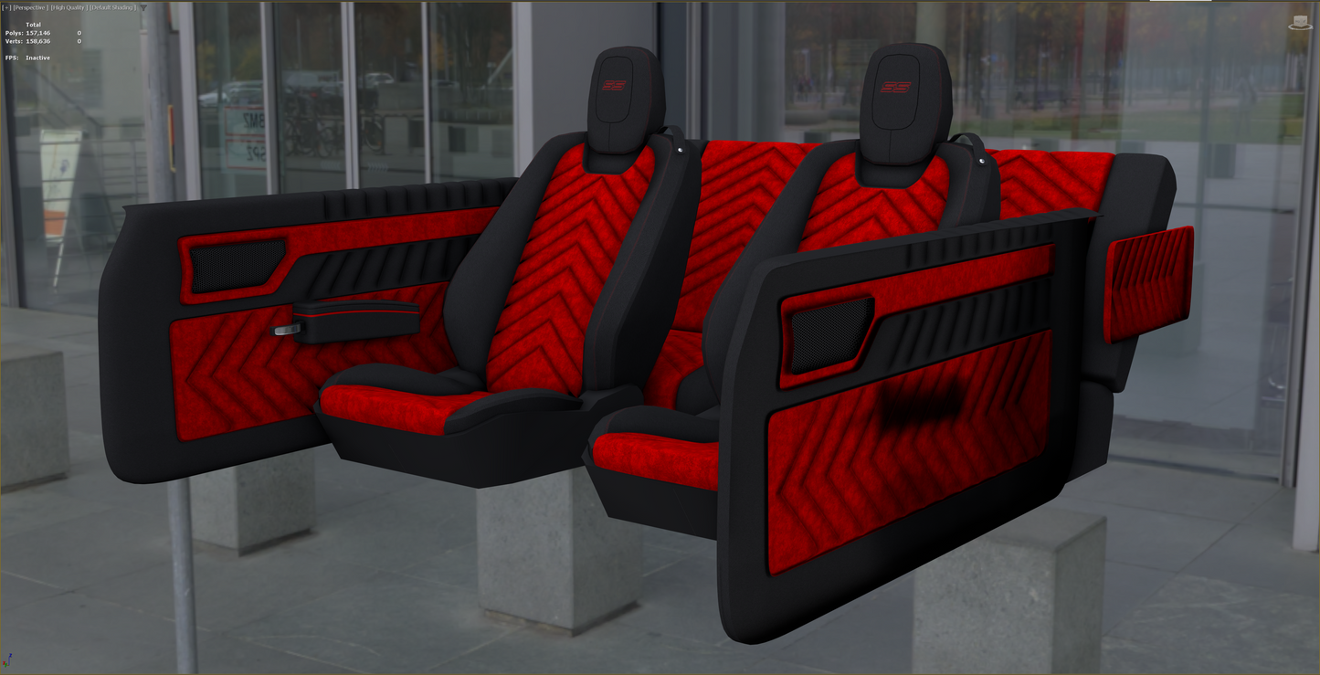 Restomod Interior 001 - 88' Monte Carlo SS