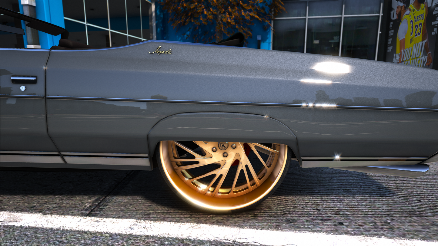1971 Chevrolet Impala Convertible - Top 5 "Dollarbill" - Asanti AF868