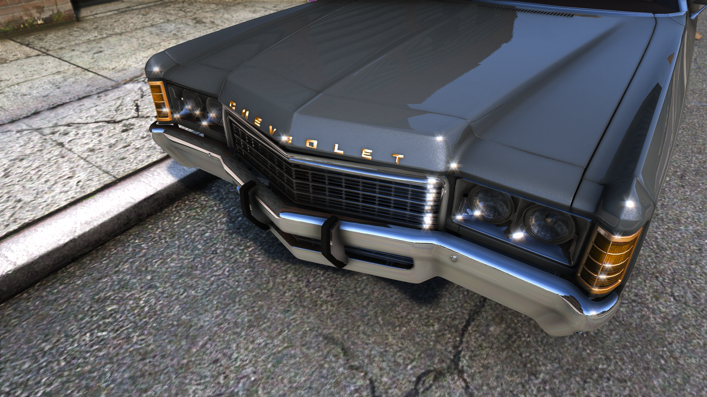 1971 Chevrolet Impala Convertible - Top 5 "Dollarbill" - Asanti AF868